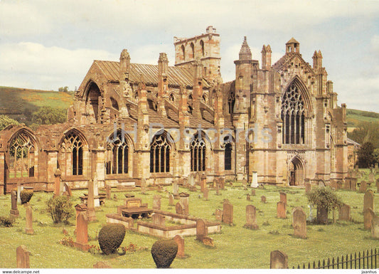 Melrose Abbey - The Abbey Church - Scotland - United Kingdom - unused - JH Postcards