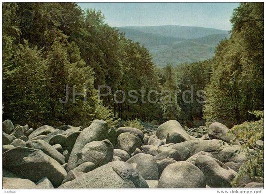 Felsberg i. Odw - Felsenmeer - Germany - ungelaufen - JH Postcards