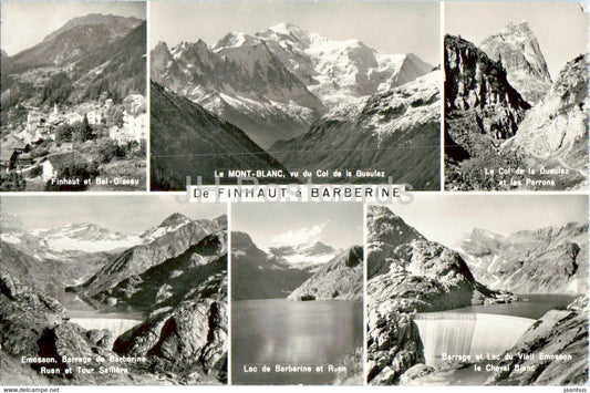 De Finhaut a Barberine - 4185 - old postcard - Switzerland - unused - JH Postcards