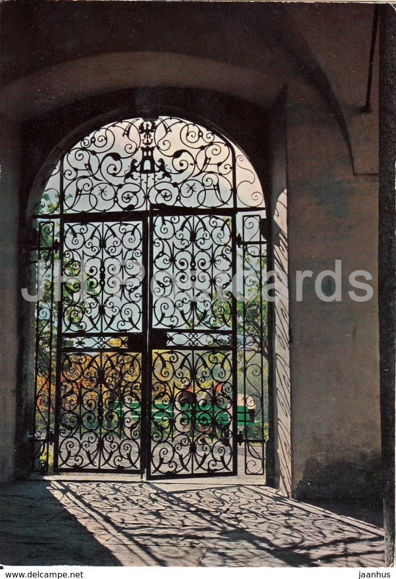 Brig - Brigue - Stockalper Schloss - portal - Iron Gate - castle - 1974 - Switzerland - used - JH Postcards