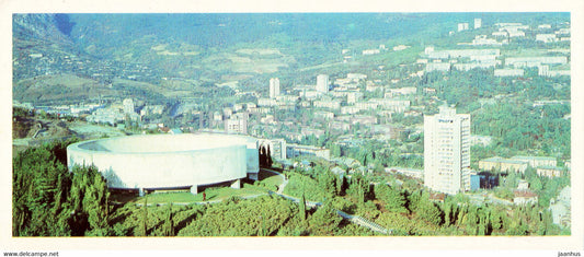 Yalta - memorial in honor of the heroes of the Civil and Great Patriotic Wars - 1984 - Ukraine USSR - unused - JH Postcards