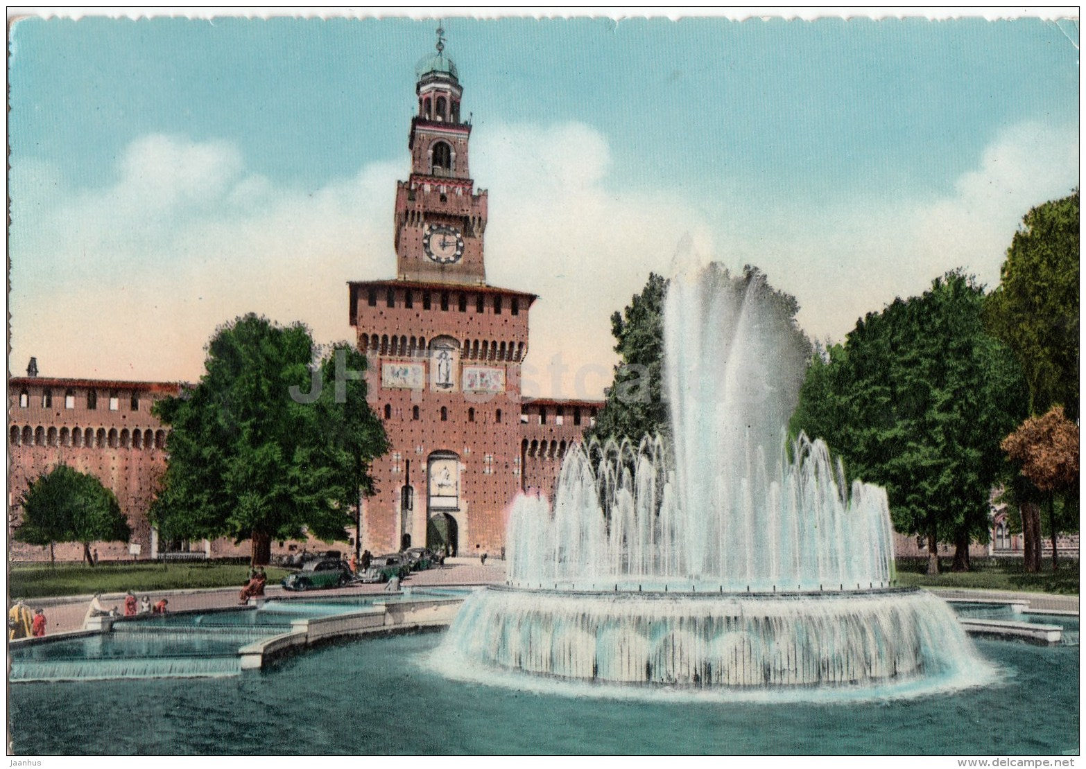 Castello Sforzesco - The Sforza´s Castle - Milan - Milano - 5 - Italy - Italia - unused - JH Postcards