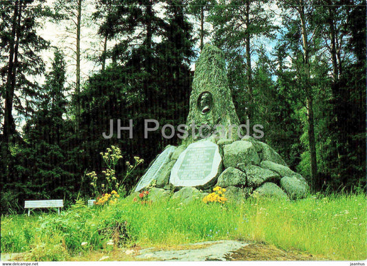 Monument over G C von Dobeln - monument to G C von Dobeln 1991 - Sweden - used - JH Postcards