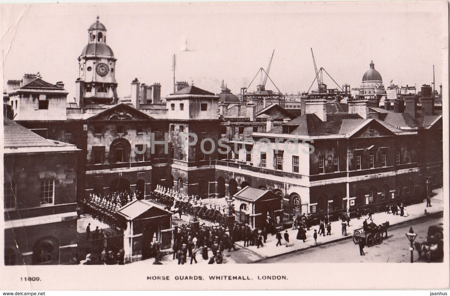 London - Horse Guards - Whitehall - 11809 - old postcard - 1920 - England - United Kingdom - used - JH Postcards