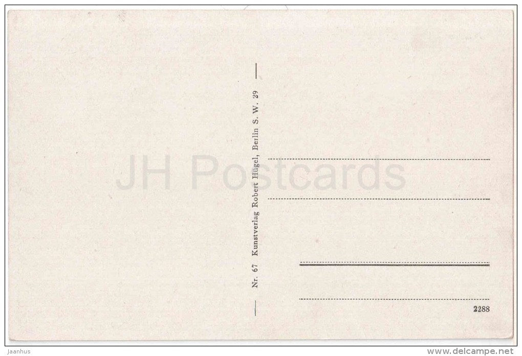 Schloss Sanssouci - palace - 2288 - 67 - Potsdam - Germany - DDR - unused - JH Postcards