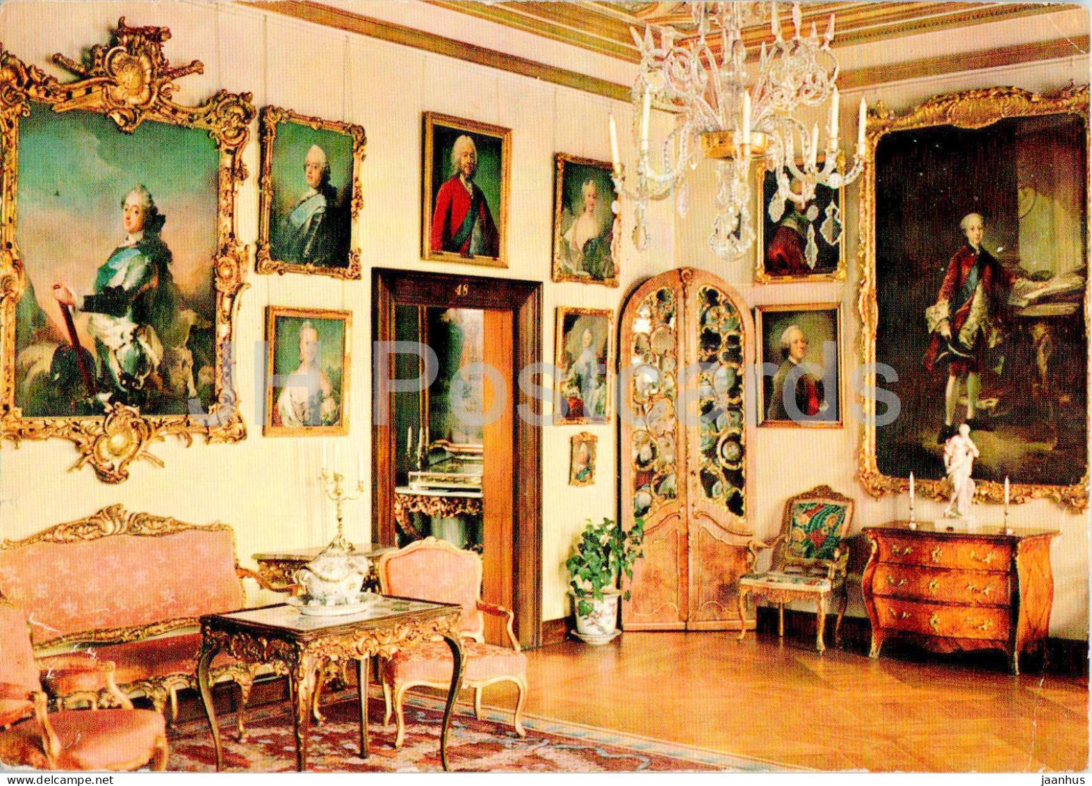 Frederiksborg - Rokokosal - Rococo Room - castle - 4113 - Denmark - used - JH Postcards