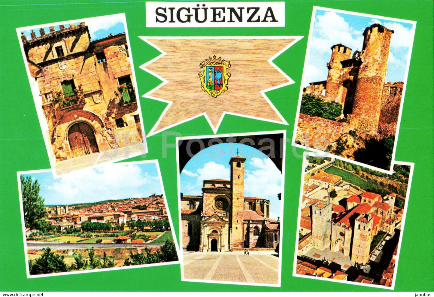 Siguenza - Bellezas de la Ciudad - Beauties of the City - multiview - 18 - Spain - unused - JH Postcards