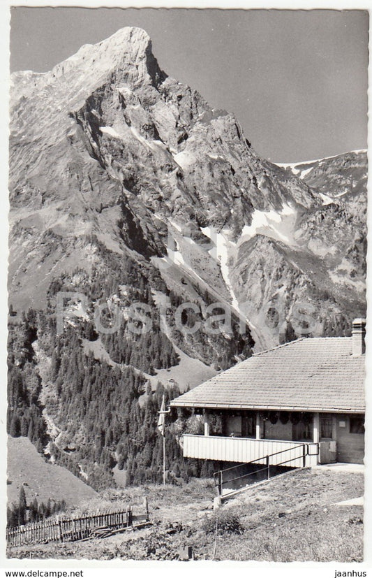 Spittelhutte mit Aermighorn - Switzerland - 1966 - used - JH Postcards