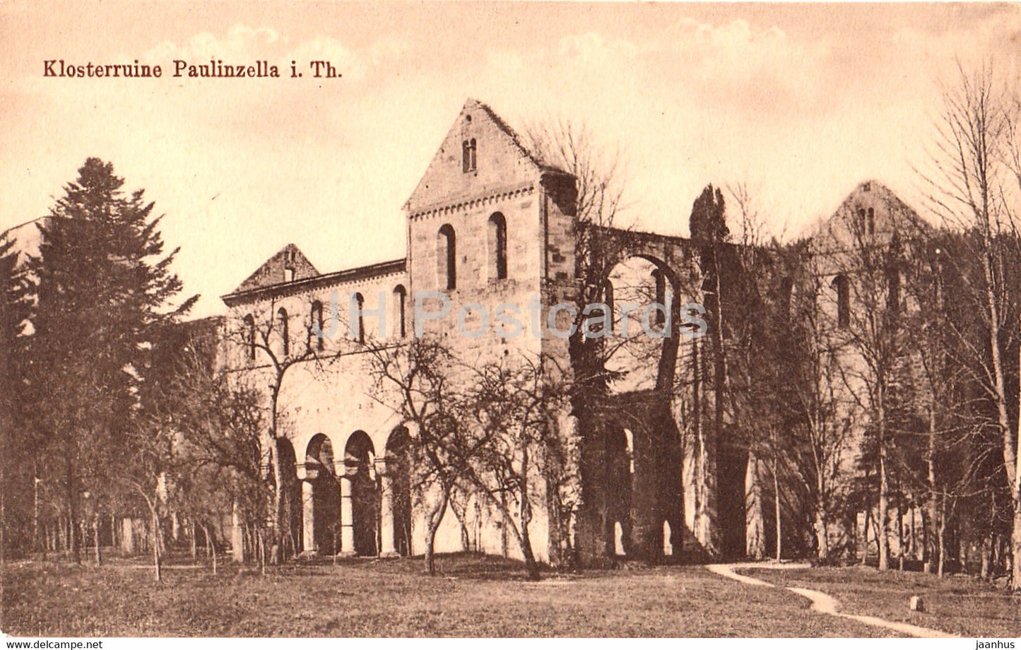 Klosterruine Paulinzella i Th - 164771 - old postcard - Germany - unused - JH Postcards