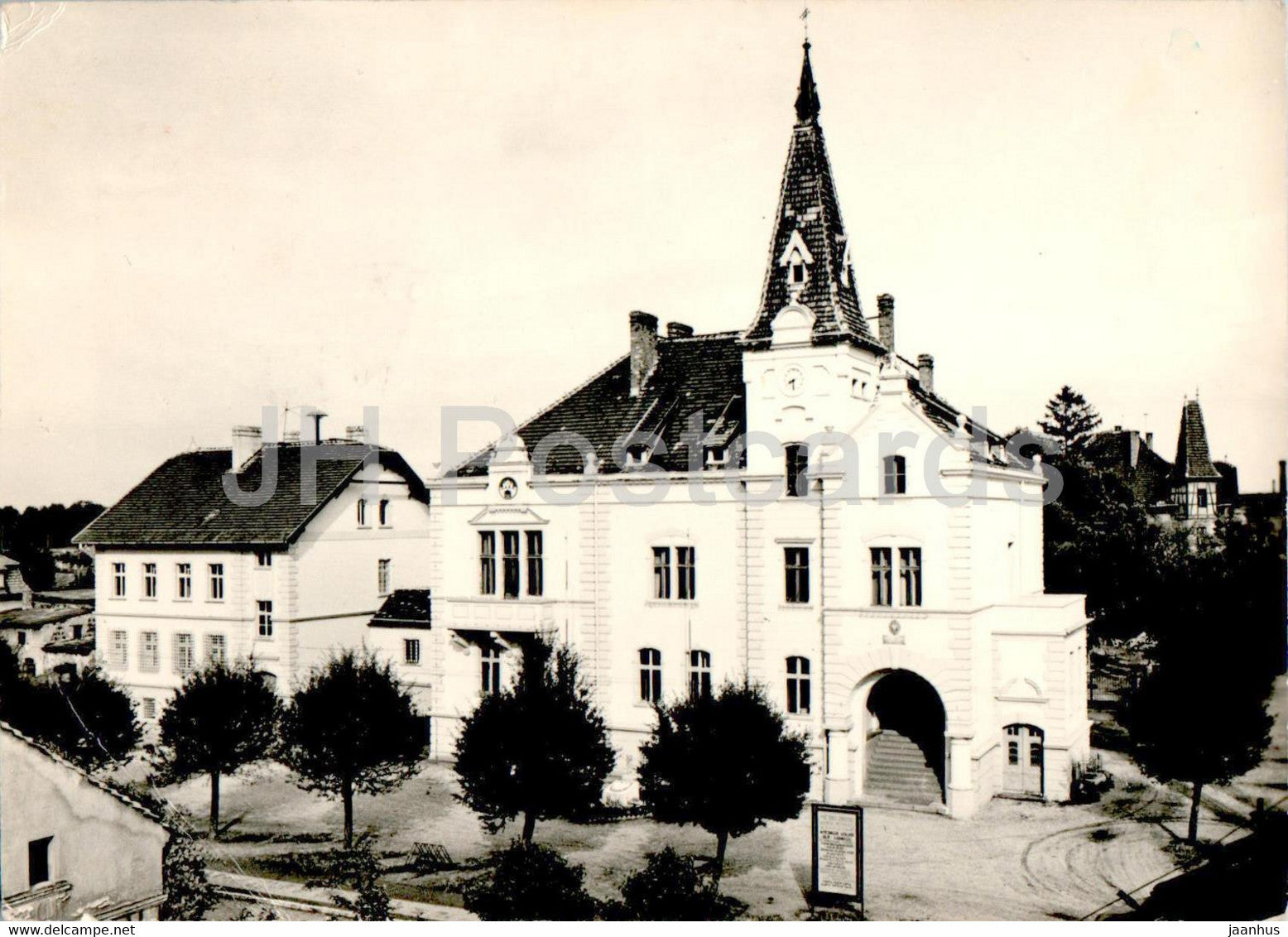 Chocianow - Siedziba Miejskiej Rady Narodowej - The seat of the Municipal National Council - 1972 - Poland - used - JH Postcards