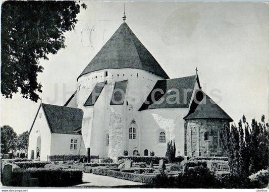 Bornholm - Osterlars kirke - church - 1963 - Denmark - used - JH Postcards