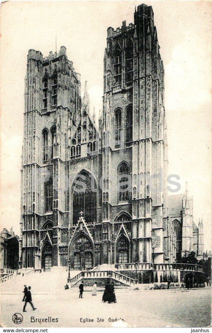 Bruxelles - Brussels - Eglise Ste Gudule - church - 106 - old postcard - 1911 - Belgium - used - JH Postcards