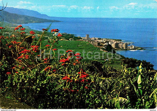 Paisaje y Puerto de la Cruz - Tenerife - 518 - Spain - unused - JH Postcards