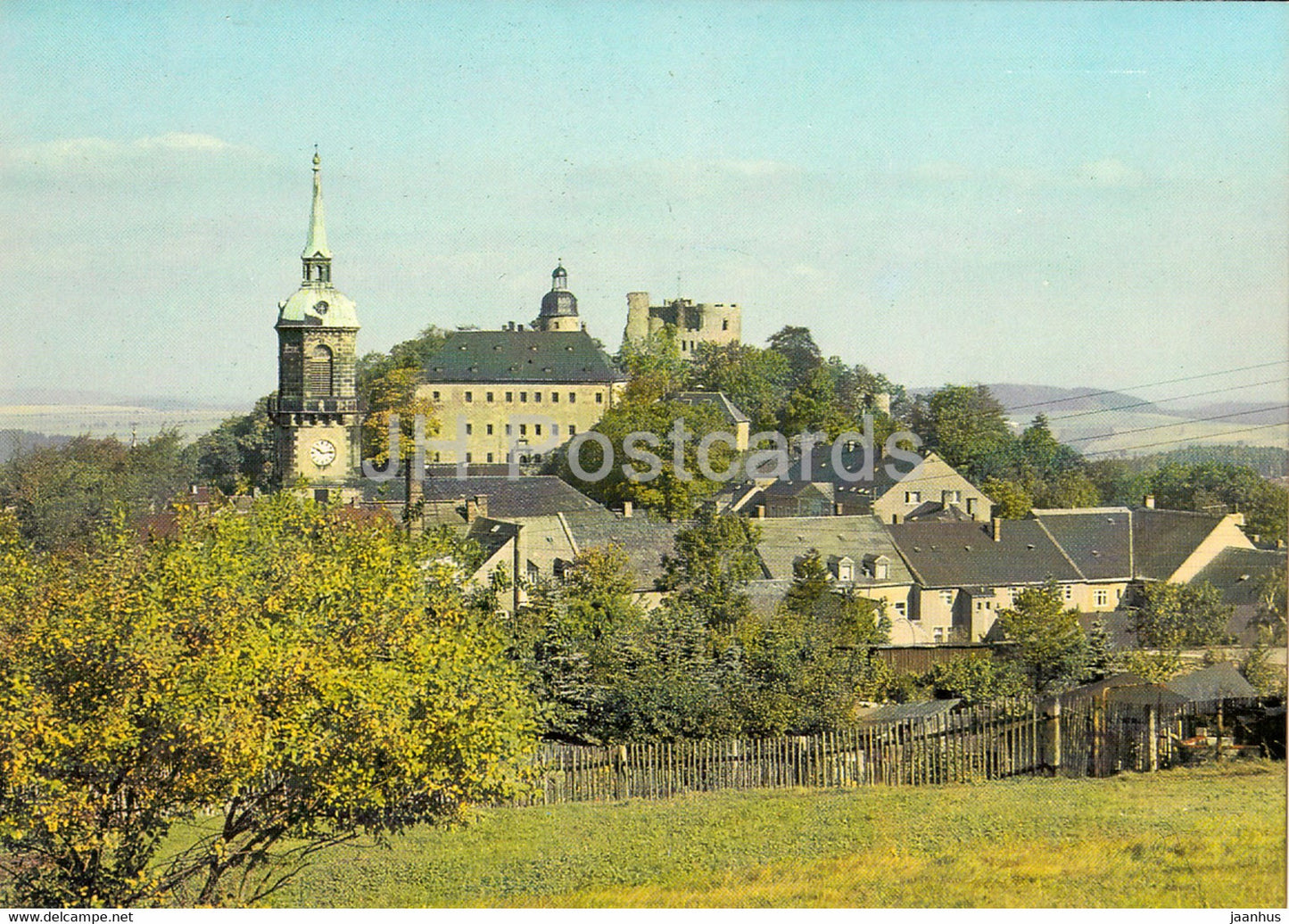 Frauenstein - Kr. Brand Erbisdorf - Burgen und Schlosser der Sachsischen Raum - Castles of Saxony - DDR Germany - unused - JH Postcards