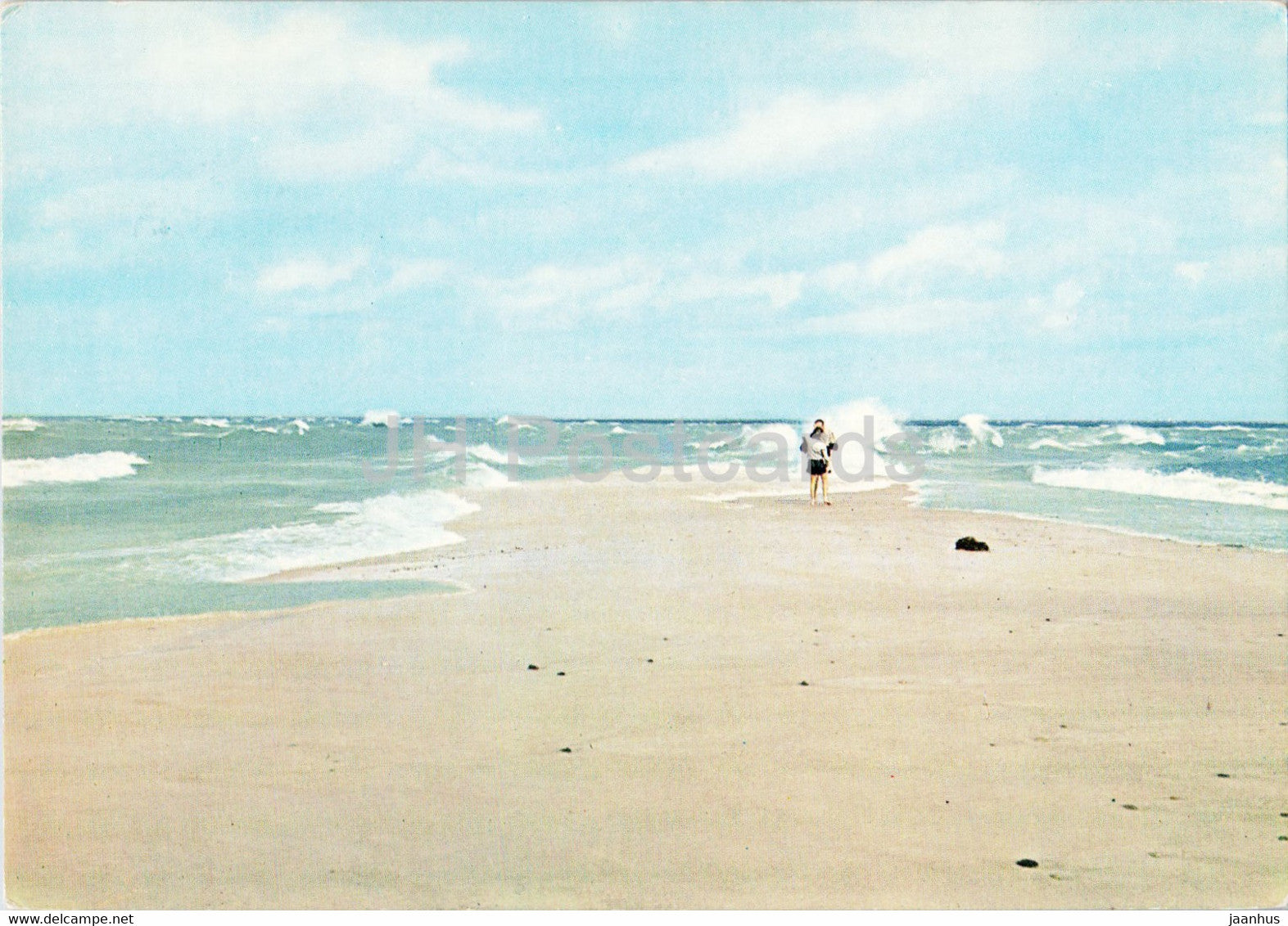 Skagen - Grenen in storm - Denmark - used - JH Postcards