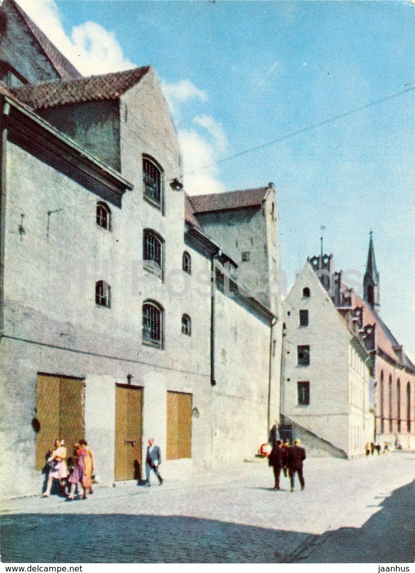 Old Riga - Warehouse - The Old Church of St. George in Skarnu street - 1963 - Latvia USSR - unused - JH Postcards