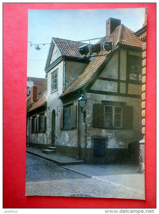 Dwelling House in Viestures street , 18th-20th centuries - Old Town - Riga - 1974 - USSR Latvia - unused - JH Postcards