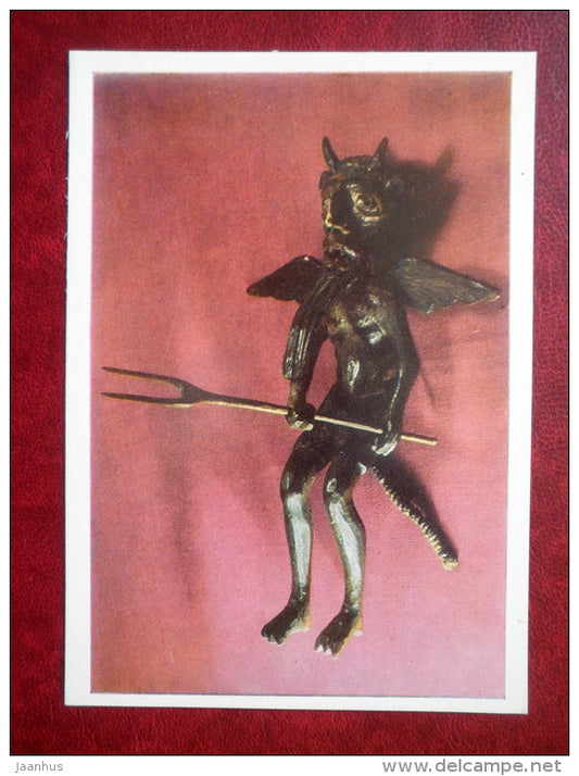 Samogitian Devil - Devils of the World - 1971 - Lithuania USSR - unused - JH Postcards