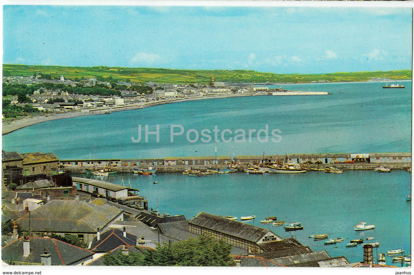 Penzance from Newlyn - PT413 - 1985 - United Kingdom - England - used - JH Postcards