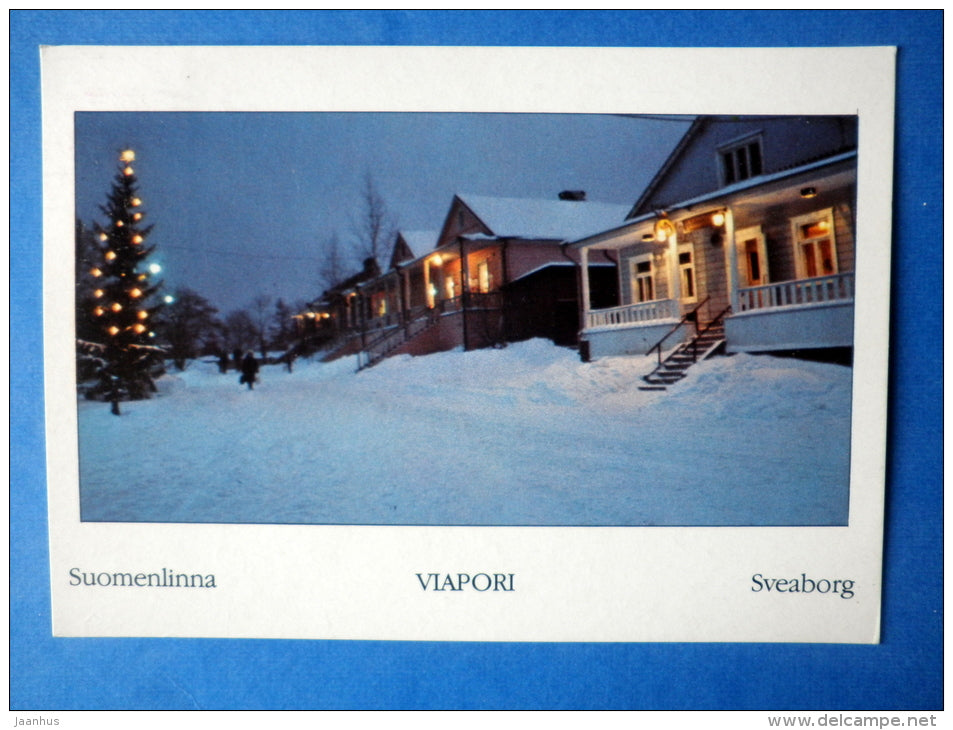 Viapori - Sveaborg - Suomenlinna - circulated in Finland 1989 - Finland - used - JH Postcards