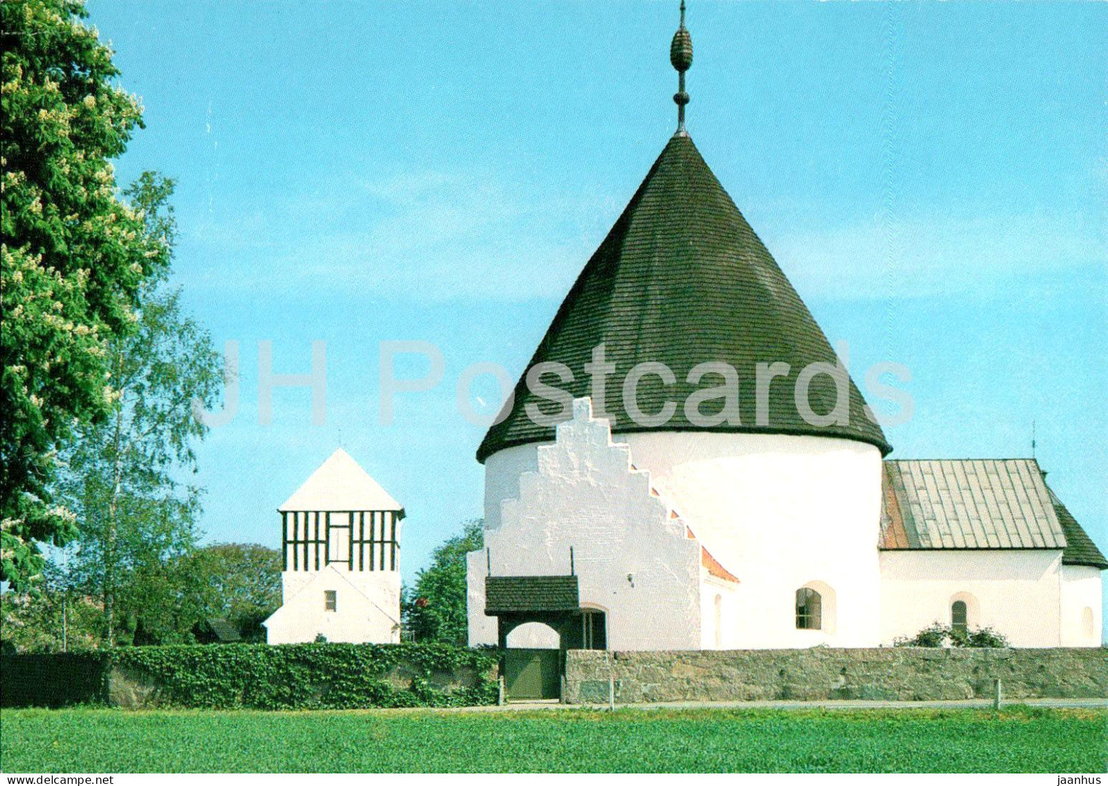 Bornholm - Ny Kirke - church - 6115 - Denmark - unused - JH Postcards