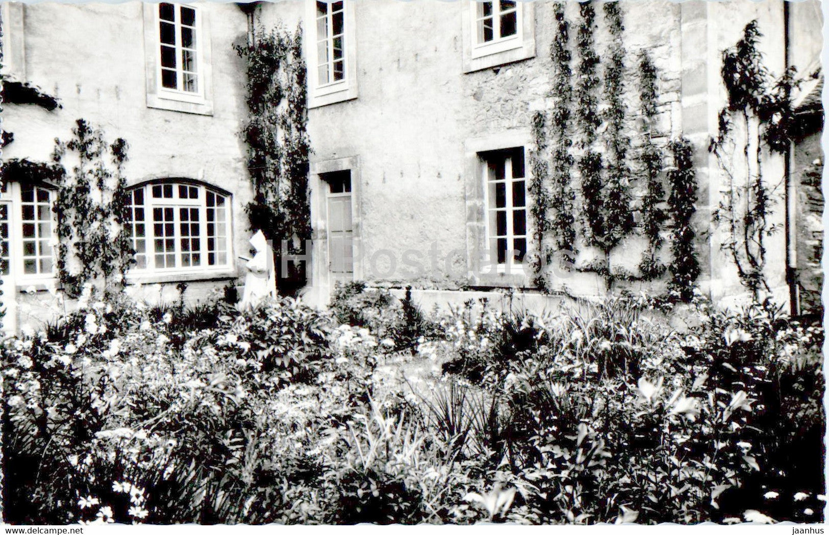 Chartreuse de la Valsainte - Le Jardin d'une cellule - 3014 - old postcard - Switzerland - unused - JH Postcards