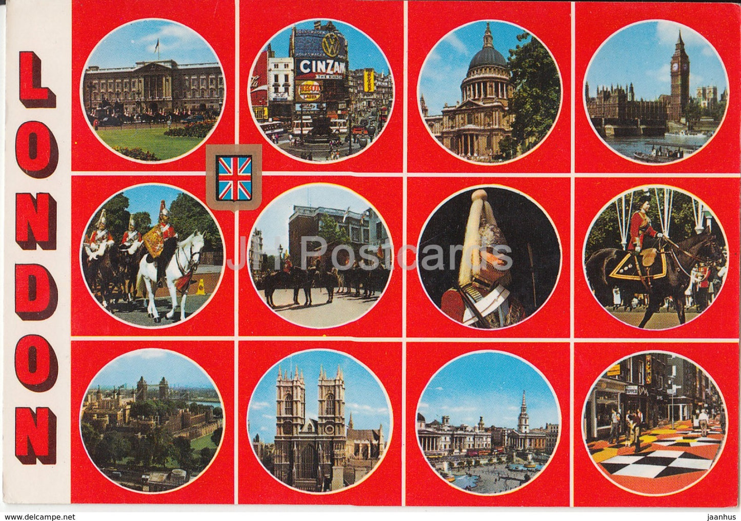 London - multiview - 1986 - United Kingdom - England - used - JH Postcards