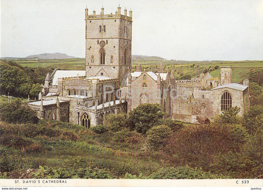 St David's Cathedral - Wales - United Kingdom - unused - JH Postcards