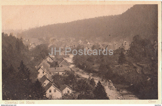 Okertal im Harz - Oker - 19555 - old postcard - Germany - unused - JH Postcards