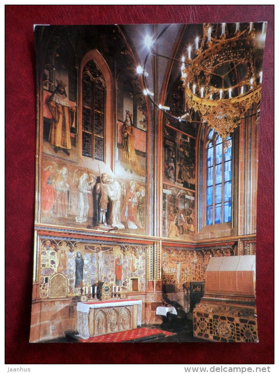 Chapel of St. Wenceslas - Gothic Prague - large format card - CZECH REPUBLIC, CZECHOSLOVAKIA - unused - JH Postcards