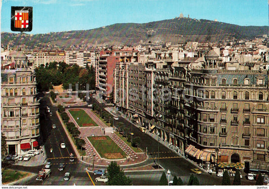 Barcelona - Avda General Goded - avenue - 4832 - 1969 - Spain - used - JH Postcards