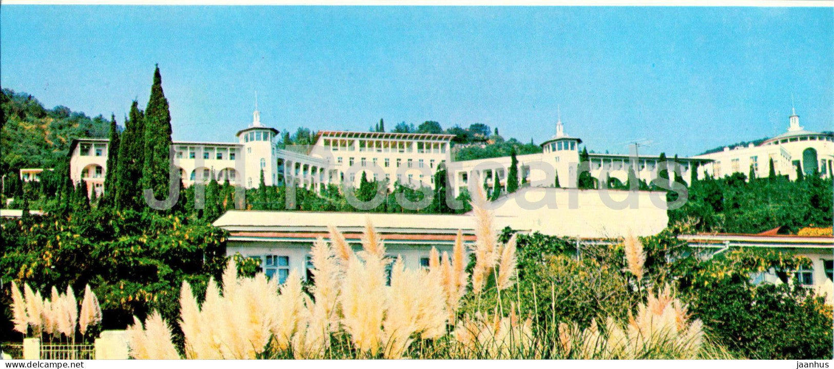 Miskhor - sanatorium Gorny (Mountain) - South Coast of Crimea - 1978 - Ukraine USSR - unused - JH Postcards