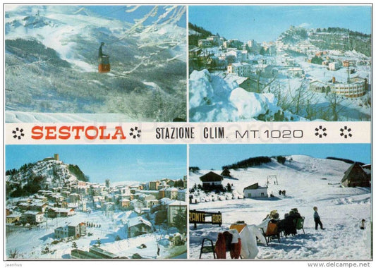 Stazione climatica mt. 1020 - cable car - Sestola - Modena - Emilia-Romagna - 8822-F - Italia - Italy - unused - JH Postcards