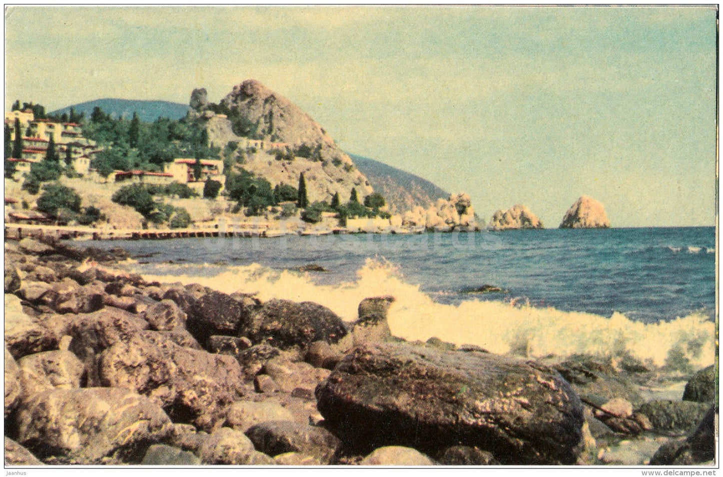 Black Sea - Gurzuf - Crimea - 1968 - Ukraine USSR - unused - JH Postcards