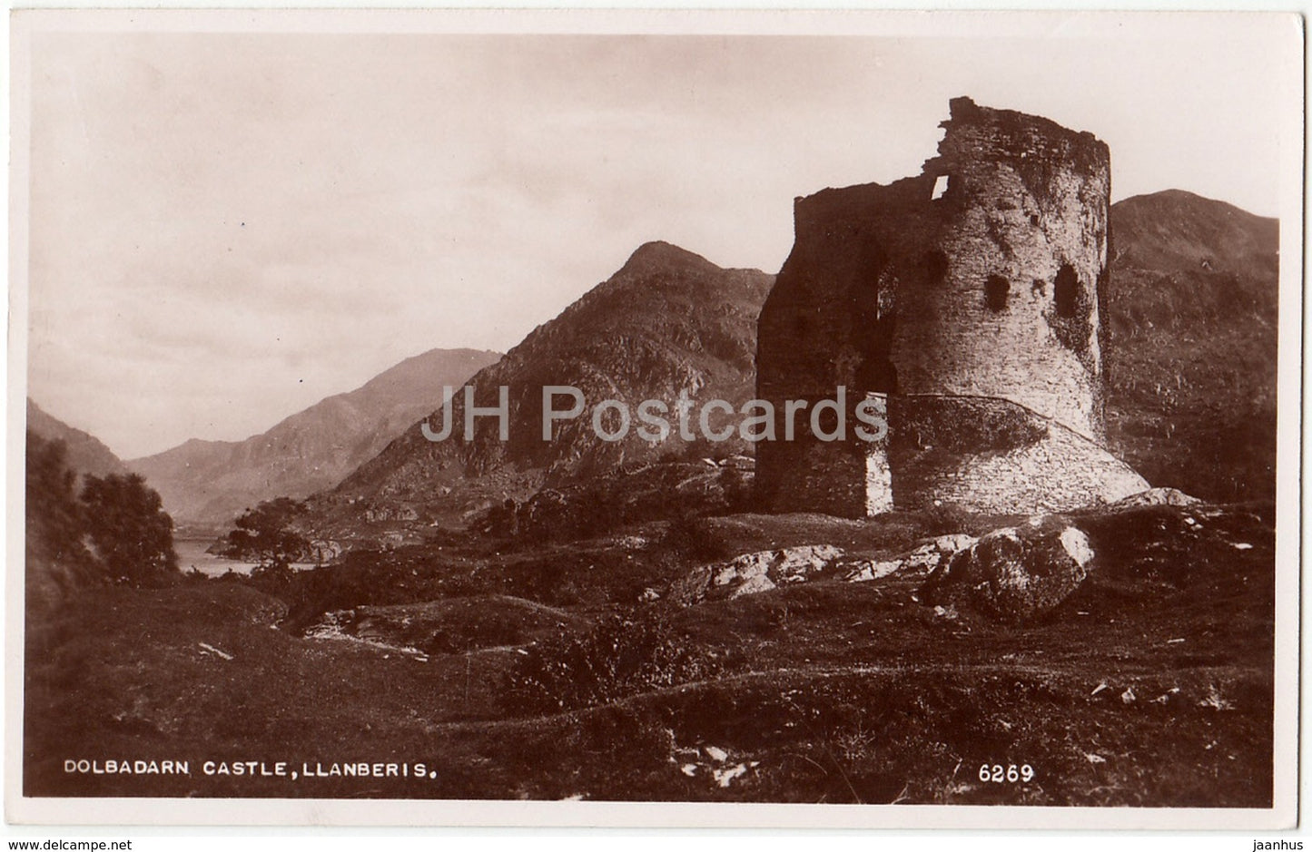 Llanberis - Dolbadarn Castle - 6269 - 1952 - United Kingdom - Wales - used - JH Postcards