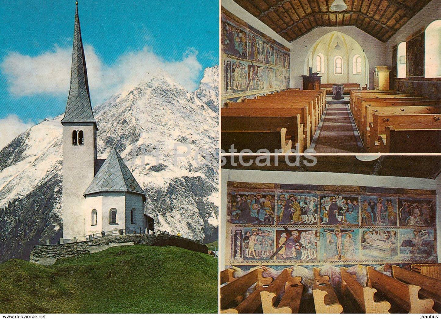 Tenna GR - church - 7105 - Switzerland - unused - JH Postcards