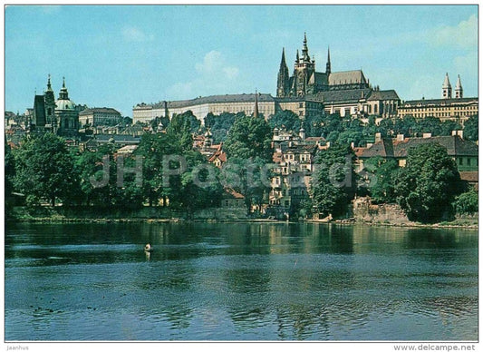 Praha - Prague - The Castle of Prague Hradcany and the Little Town Quarter - Czechoslovakia - Czech - unused - JH Postcards