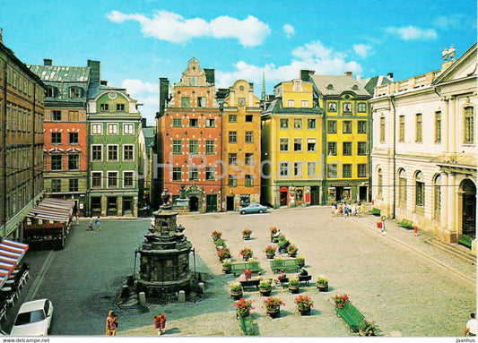 Stockholm - Stortorget in the Old Town - Sweden - unused - JH Postcards