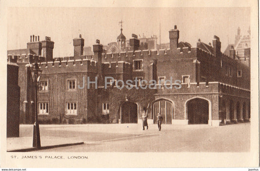 London - St James's Palace - D F & S - 222 - old postcard - England - United Kingdom - unused - JH Postcards