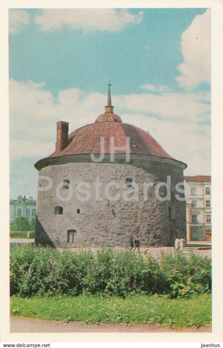 Vyborg - Viipuri - Round Tower - 1970 - Russia USSR - unused - JH Postcards