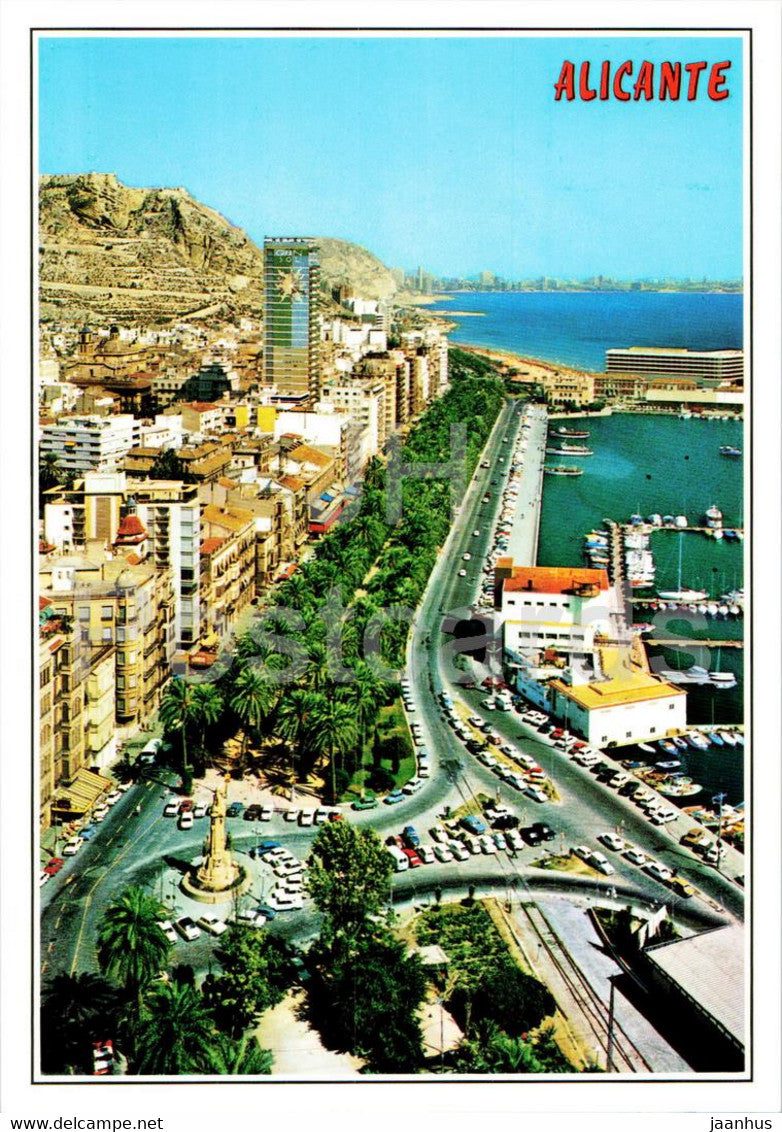 Alicante - Vista Parcial - partial view - 135 - Spain - unused - JH Postcards