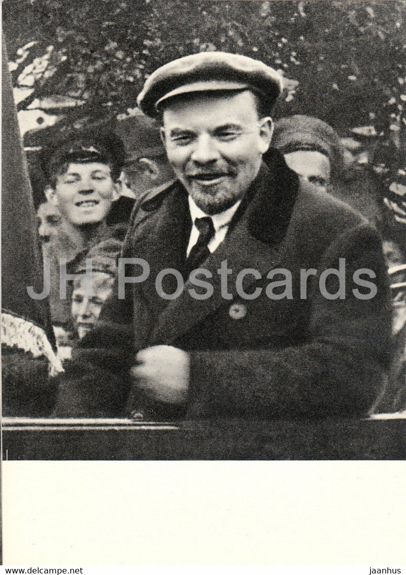 Vladimir Lenin - Lenin , Still from a newsreel , 1919 - 1965 - Russia USSR - unused - JH Postcards