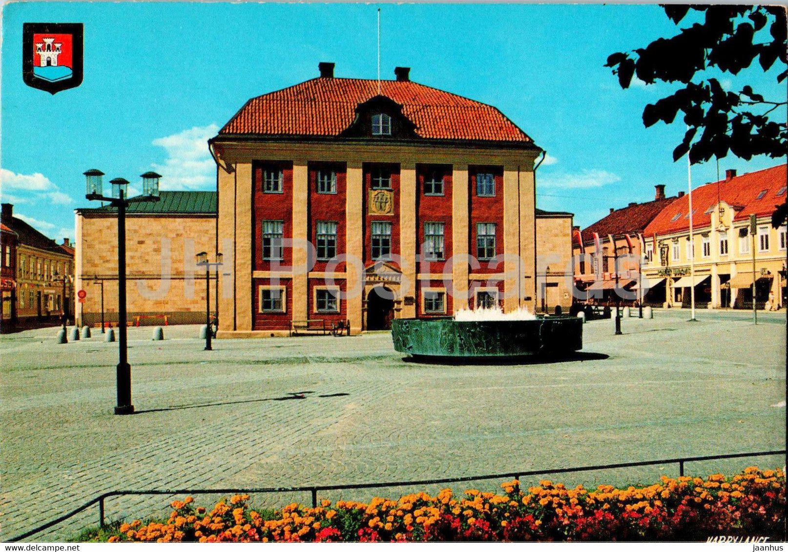 Jonkoping - Gamla radhuset - town hall - 363 - 1989 - Sweden - used - JH Postcards