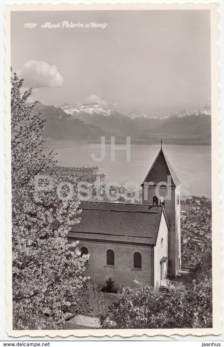 Mont Pelerin s Vevey - 1727 - Switzerland - 1958 - used - JH Postcards