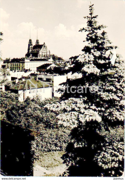 Brno - Pohled z hradu na Petrov - View of Petrov from the Castle - 1967 - Czech Repubic - Czechoslovakia - used - JH Postcards