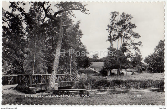 Watford - The Bridges - Cassiobury Park - L 164 - 1961 - United Kingdom - England - used - JH Postcards