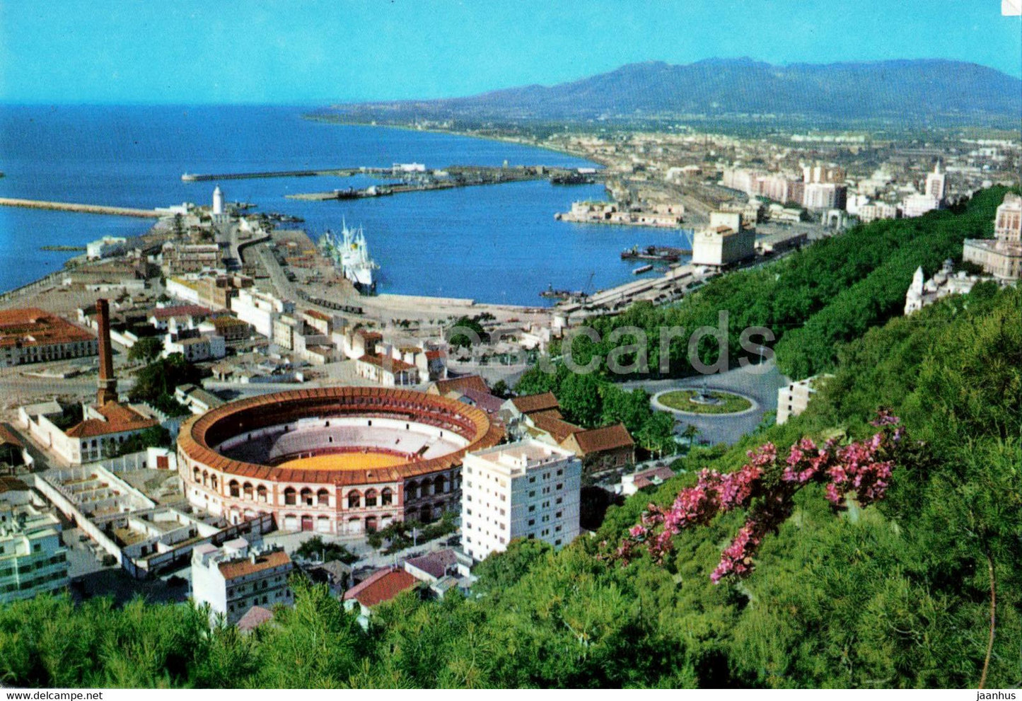 Malaga - Costa del Sol - Vista General - Panorama - 8238 - Spain - unused - JH Postcards