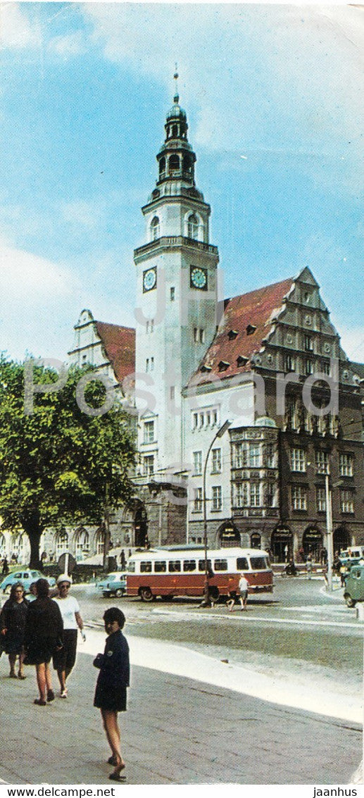 Olsztyn - Town Hall - Poland - used - JH Postcards