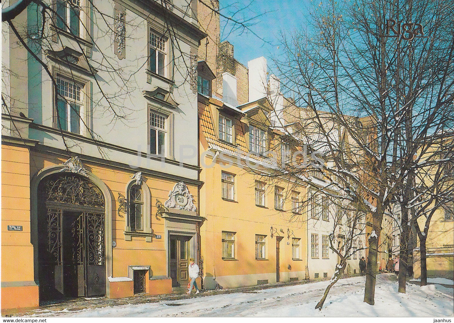 Riga - Kaleju street - 1989 - Latvia USSR - used - JH Postcards