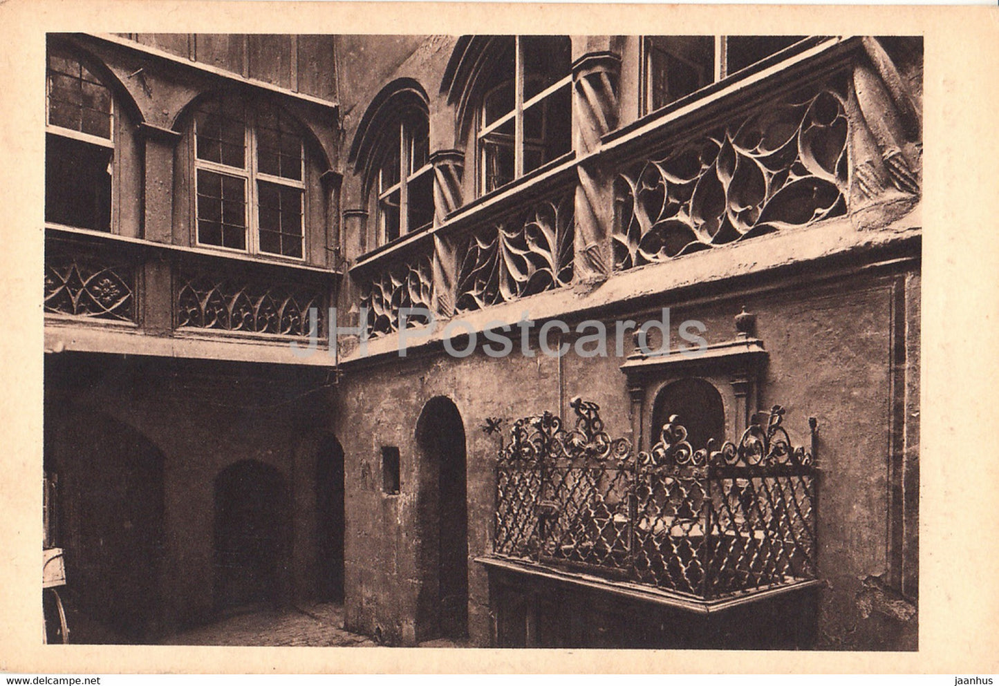 Nurnberg - Hof Bindergasse 25 - old postcard - Germany - unused - JH Postcards